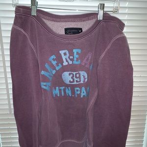 Purple AE sweatshirt
